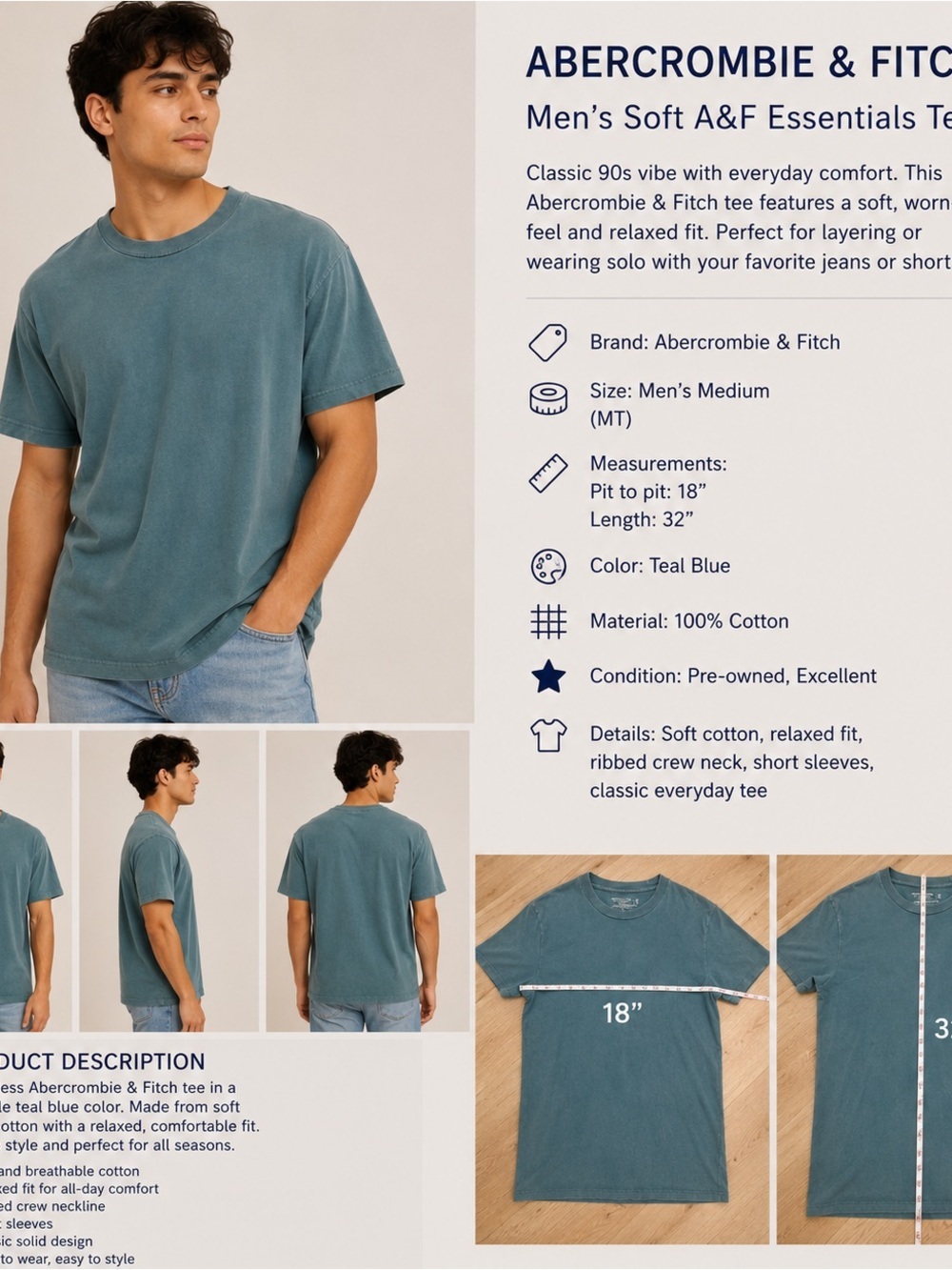 Soft distressed T- shirt